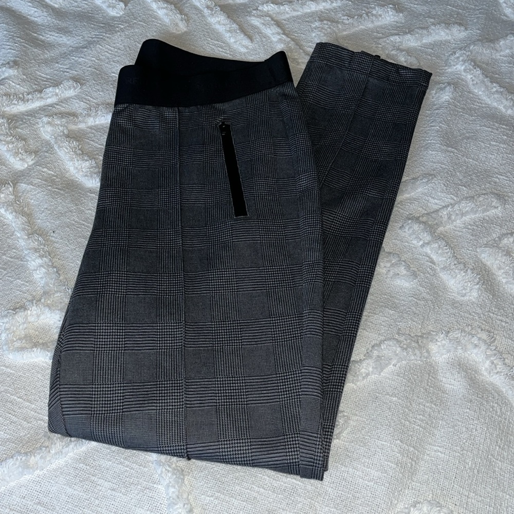 Karl Lagerfeld Paris Womens Houndstooth Pull-On Skinny Pants Trousers Medium - Picture 13 of 14